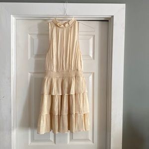 Cream cocktail dress